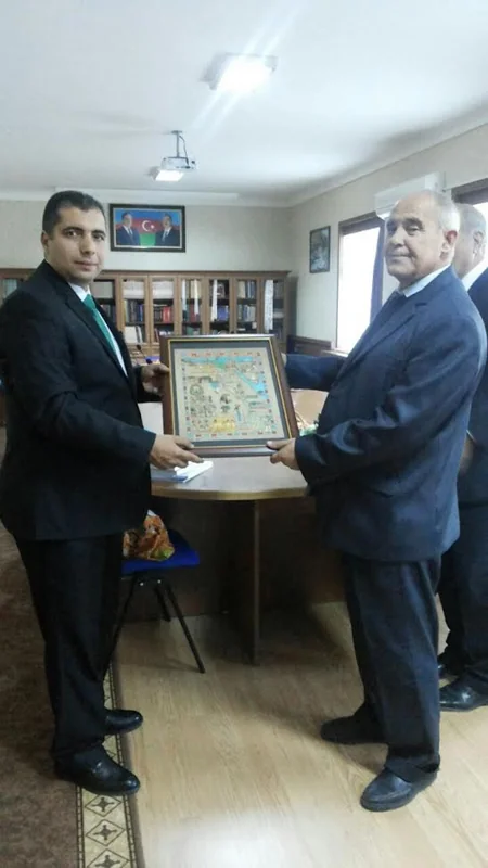 Misir Mədəniyyət Mərkəzinin rəhbəri Naxçıvanda görüşlər keçirib - FOTO