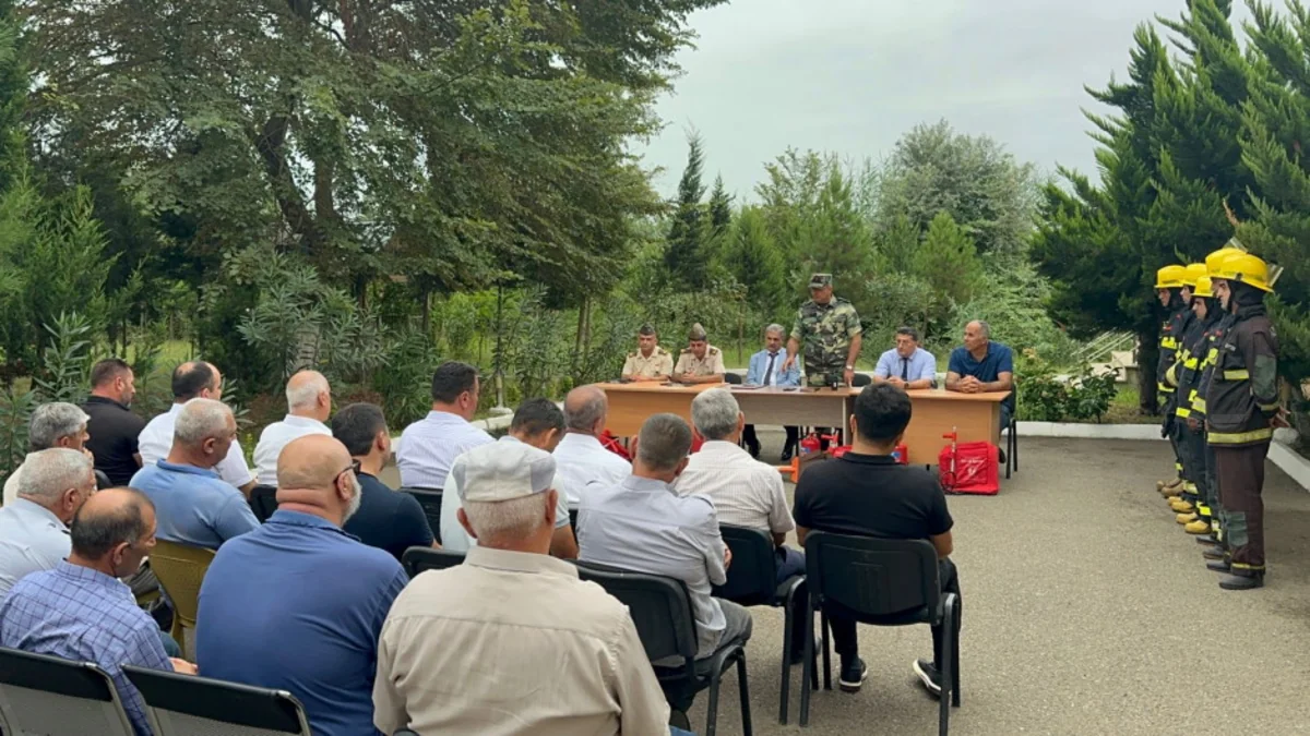 Meşələrdə yanğın təhlükəsizliyi məsələləri müzakirə olunub