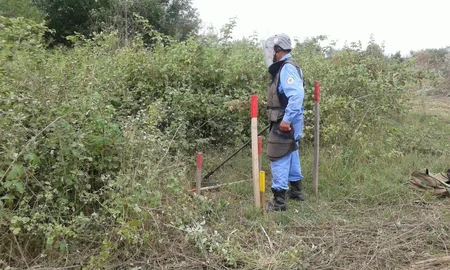 Cocuq Mərcanlıda 7960 ədəd qəlpə, 1 ədəd tank əleyhinə raket aşkarlanıb