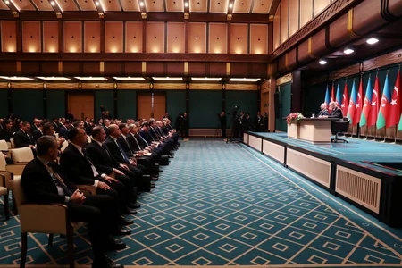 Azərbaycan-Türkiyə prezidentləri mətbuata bəyanatlarla çıxış ediblər - YENİLƏNİB