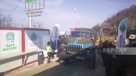11 автомобилей РМК беспрепятственно проехали в обоих направлениях дороги Ханкенди-Лачын