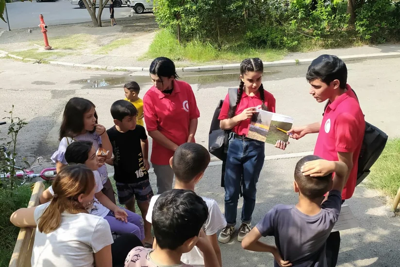 Keçmiş məcburi köçkünlər üçün mina təhlükəsinə dair təlimlər keçirilib