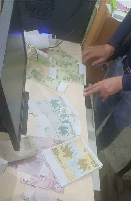 Ağcabədidə saxta əskinas dövriyyəsində şübhəli bilinən şəxslər saxlanılıb