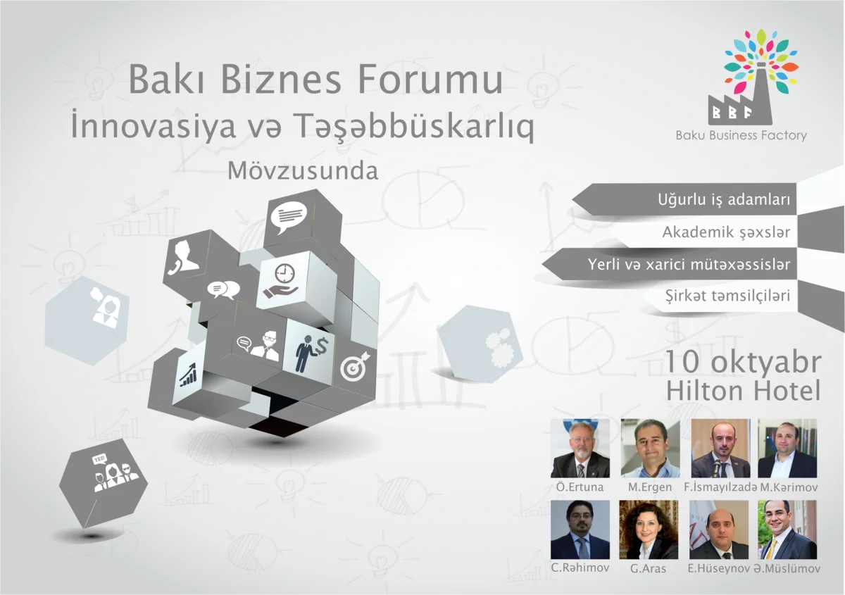 “Baku Business Factory” təşəbbüskarlıq mövzusunda biznes forum keçirəcək