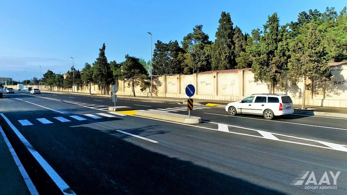 Bakının Müzəffər Nərimanov küçəsi təmir edilib