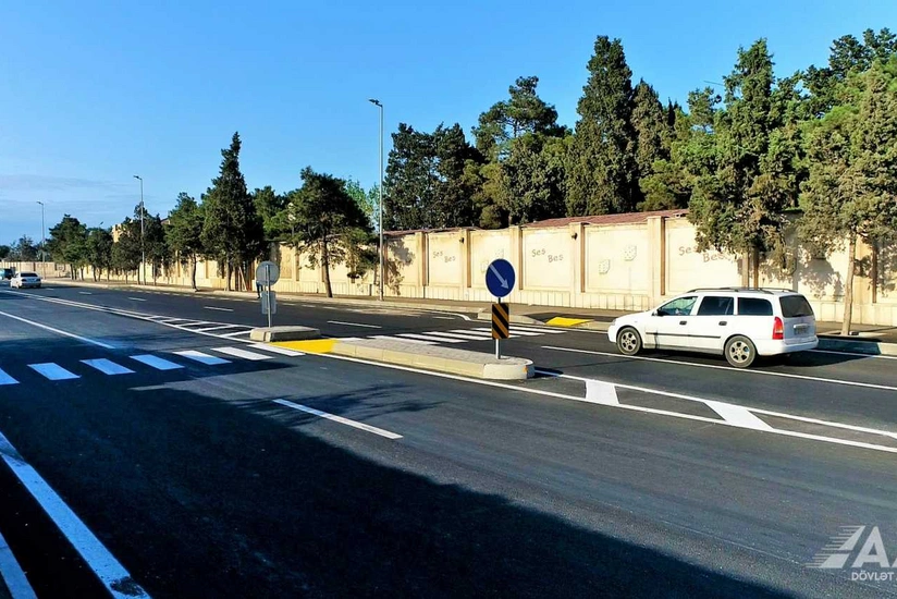 В Баку отремонтирована улица Музаффара Нариманова