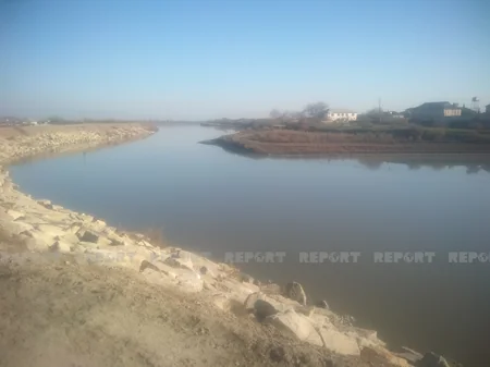 Kürdə suyun səviyyəsi 3,2 metr qalxıb