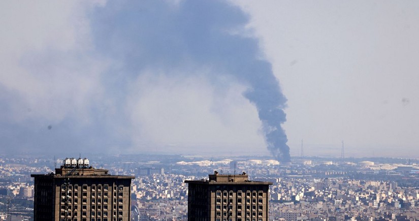 Israel attacks six airfields in western, eastern, central Iran