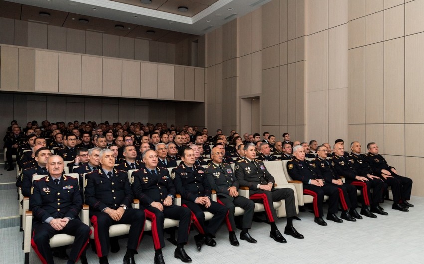 Daxili İşlər Nazirliyində Ulu Öndərin 100 illiyinə həsr olunmuş tədbir keçirilib