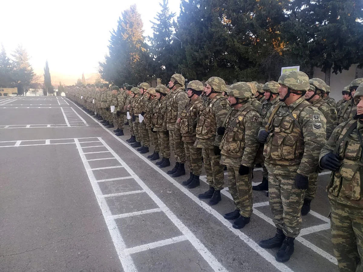 Azerbaijan Army conducting training exercises in new training year
