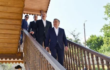 Azərbaycan ilə Özbəkistan prezidentləri və xanımları Şuşaya səfər ediblər - YENİLƏNİB