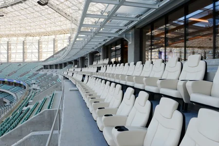 ​Prezident İlham Əliyev Bakı Olimpiya Stadionunda aparılan işlərin gedişi ilə tanış olub - FOTOLAR