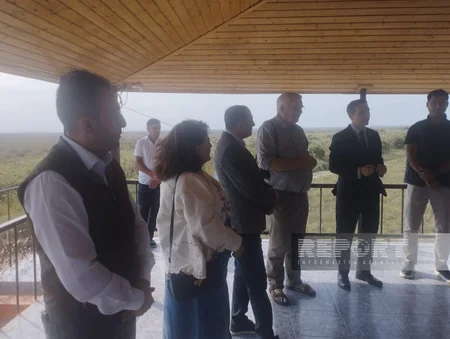 Şirvan Milli Parkında ceyranların müşahidə məntəqəsi istifadəyə verilib
