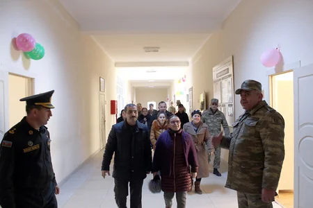 Bu gün bütün hərbi hissələrdə “Açıq qapı” günü keçirilib