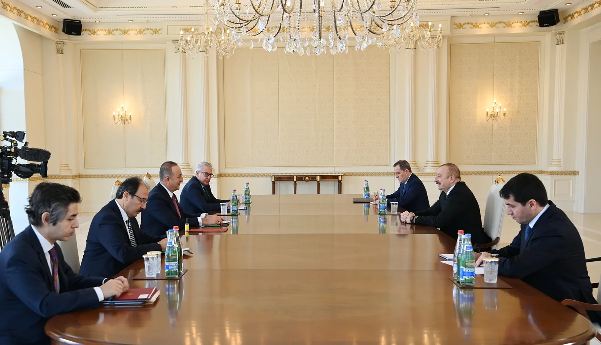 Azerbaijani President receives Turkish FM