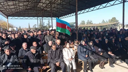Vətən müharibəsi şəhidlərinin xatirəsinə ucaldılan bulaq kompleksinin açılışı olub