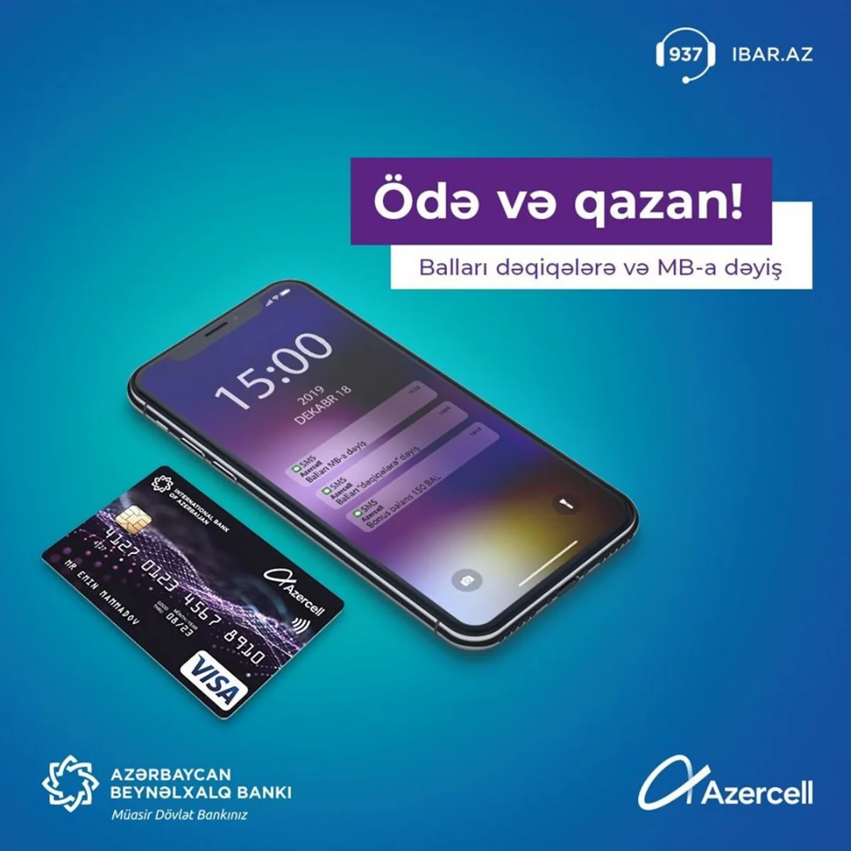 “Azərbaycan Beynəlxalq Bankı ilə “Azercell” ortaq kart hazırlayıb