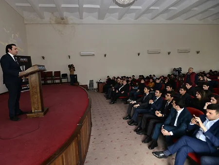 Avropa Liqasının final oyununun Bakıda keçirilməsi ilə əlaqədar tədbir baş tutub