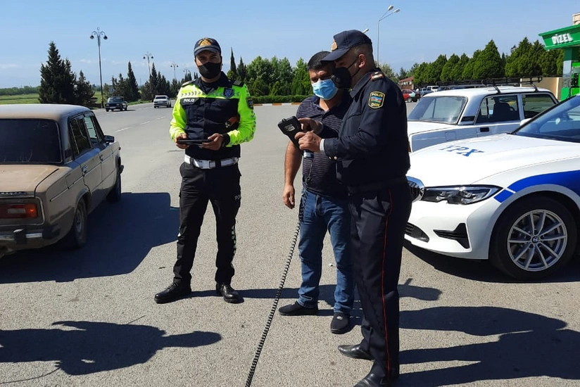 Samuxda 10 sürücü inzibati məsuliyyətə cəlb edilib
