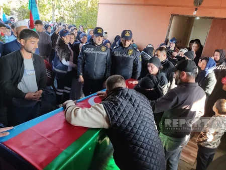 Zaqatalada Birinci Qarabağ müharibəsinin şəhidi Ramiz Mahmudov dəfn edilib - YENİLƏNİB
