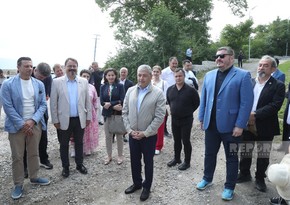 Xarici diplomatlar Şuşada Üzeyir Hacıbəyovun ev-muzeyində olublar