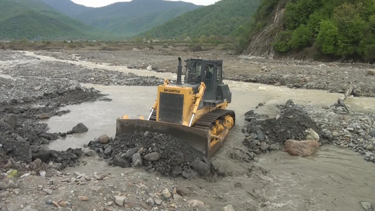 Balakəndə selə qarşı mübarizə tədbirləri aparılır