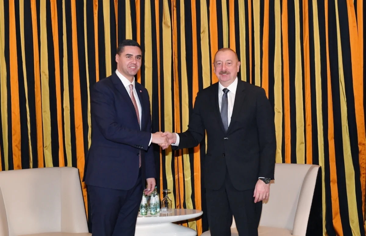 President of Azerbaijan Ilham Aliyev meets with OSCE Chair-in-Office Ian Borg