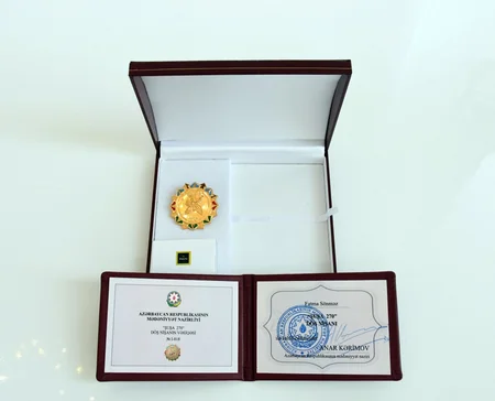 Mədəniyyət naziri Fatma Sönməzlə görüşüb