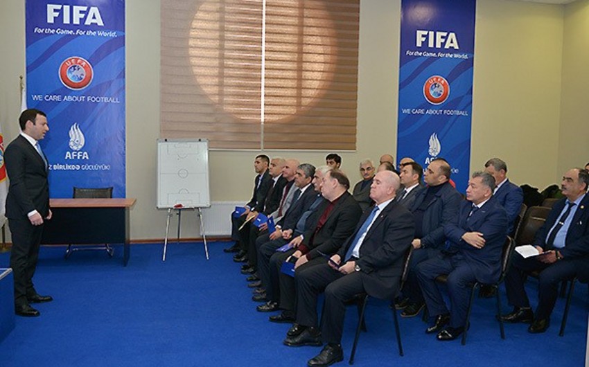 AFFA-da regional futbol federasiyalarının əməkdaşları üçün seminar keçirilib