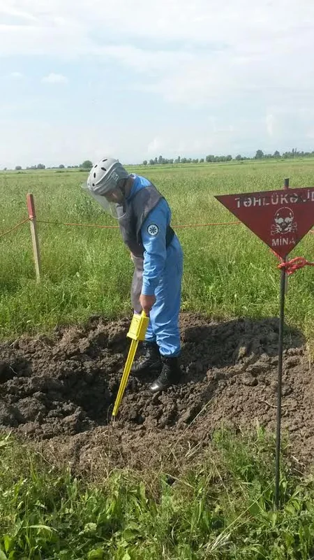 ANAMA: 1417 ədəd PHS, 11 ədəd piyada əleyhinə mina və 6 ədəd tank əleyhinə mina aşkar olunub - FOTO