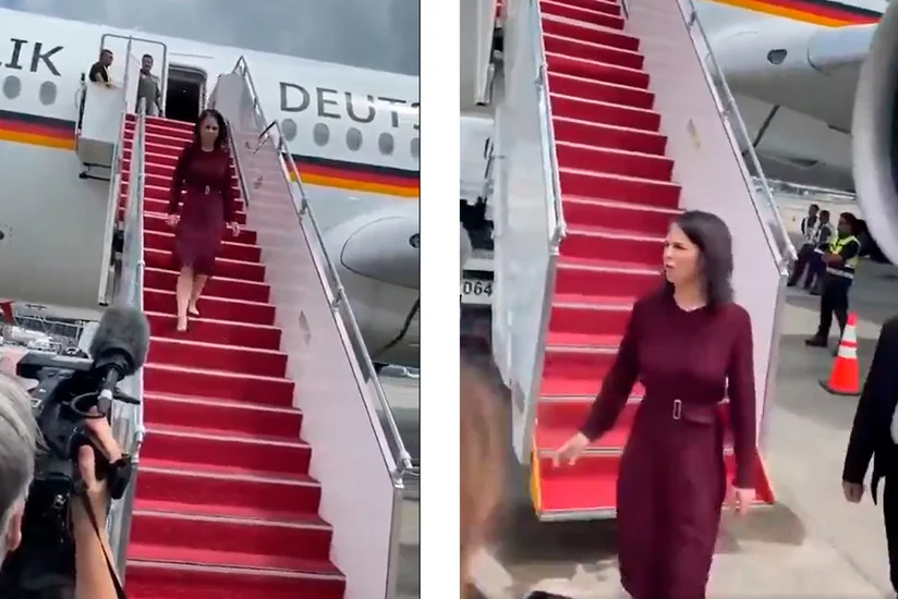 Almaniyanın xarici işlər nazirini Çinə səfəri zamanı heç bir rəsmi şəxs qarşılamayıb