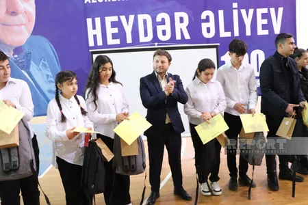 Gürcüstanda Heydər Əliyev 100 adlı bilik yarışması keçirilib