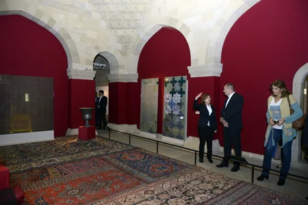 Bolqarıstan prezidenti və xanımı İçərişəhərlə tanış olublar