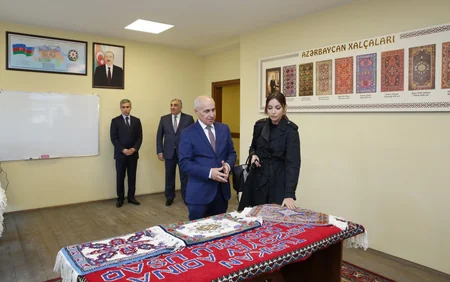 Mehriban Əliyeva Türkandakı 6 nömrəli xüsusi internat məktəbində yaradılan şəraitlə tanış olub