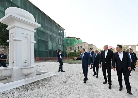 Azərbaycan, Özbəkistan və Qırğızıstan prezidentləri Şuşada gəziblər - YENİLƏNİB