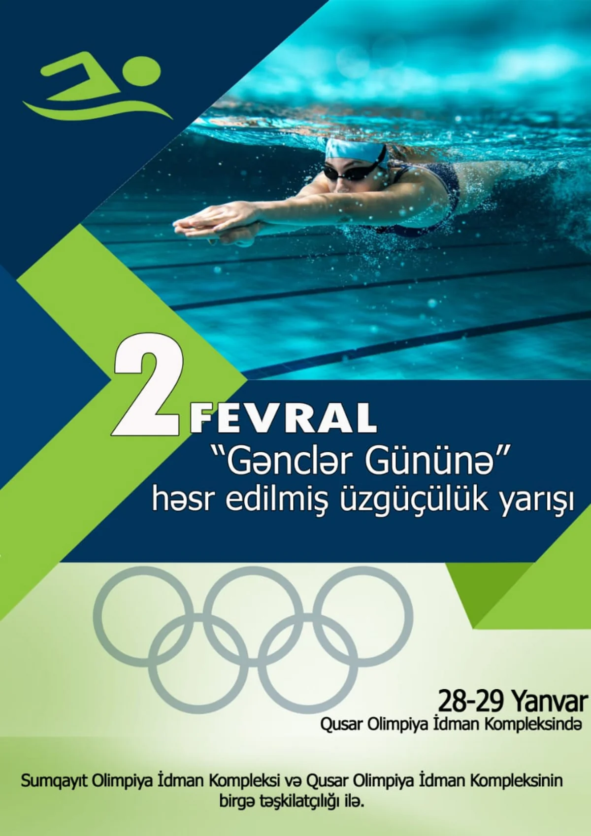 Qusarda Gənclər Gününə həsr olunan üzgüçülük yarışı keçiriləcək