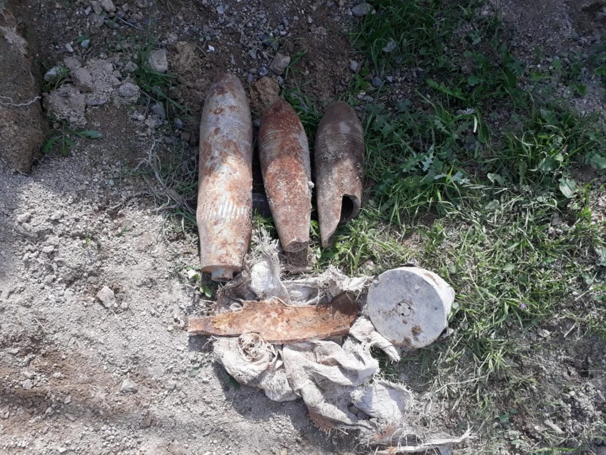 Göygöldə 3 ədəd partlamamış hərbi sursat tapılıb