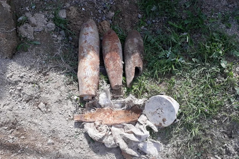 Göygöldə 3 ədəd partlamamış hərbi sursat tapılıb
