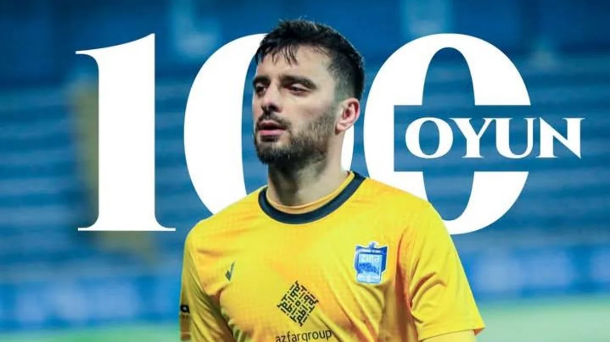 “Zirə”nin qapıçısı çempionatda 100-cü oyununu keçirib
