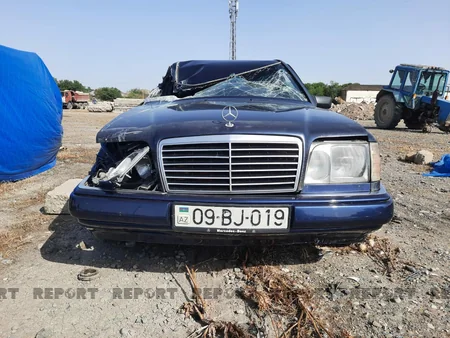 Kürdəmirdə yol qəzası olub, xəsarət alanlar var - VİDEO