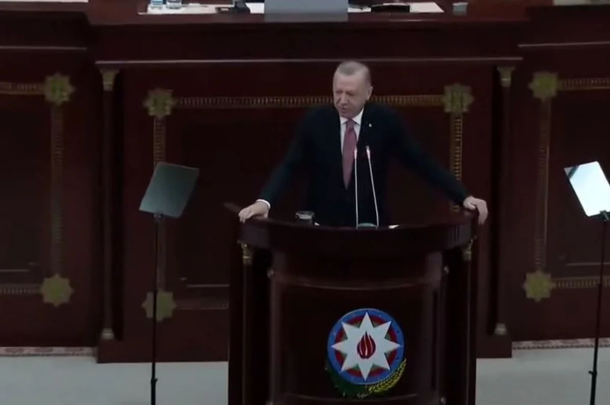 Ərdoğan Milli Məclisin iclasında iştirak edir