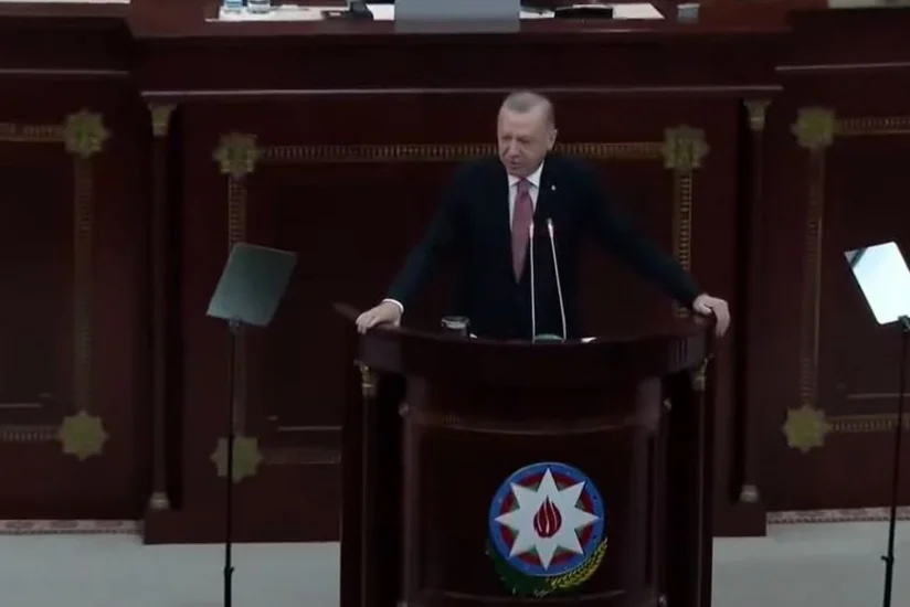 Ərdoğan Milli Məclisin iclasında iştirak edir