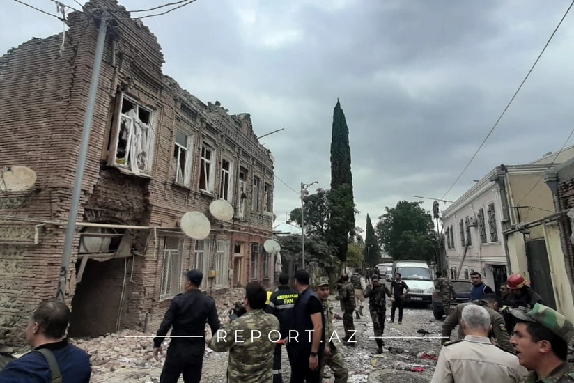 Опубликованы видеокадры с Гянджи