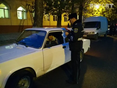 Şəkidə cərimə ödənişini gecikdirmiş sürücülərə qarşı reyd keçirilib - FOTO