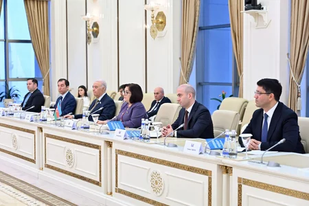 Sahibə Qafarova Özbəkistan parlamenti sədrinin birinci müavini ilə görüşüb
