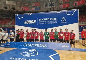 Azərbaycanlı tələbələr Avropa Universitetləri Futzal Çempionatının qalibi olub
