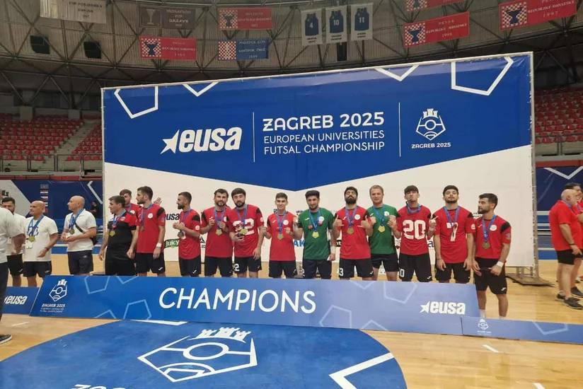 Azərbaycanlı tələbələr Avropa Universitetləri Futzal Çempionatının qalibi olub
