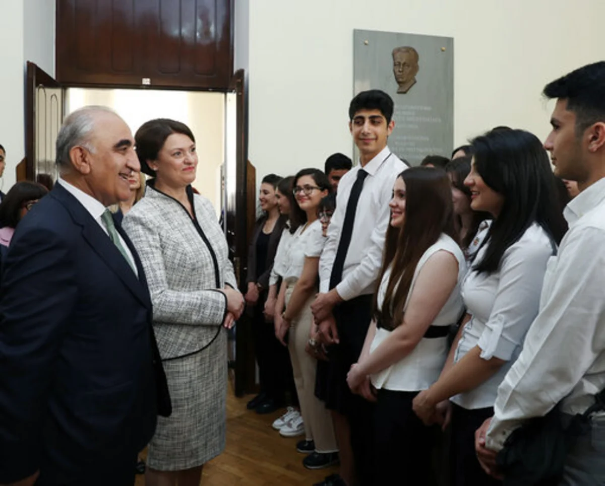 Litvanın birinci xanımı Azərbaycan Dövlət İqtisad Universitetində olub