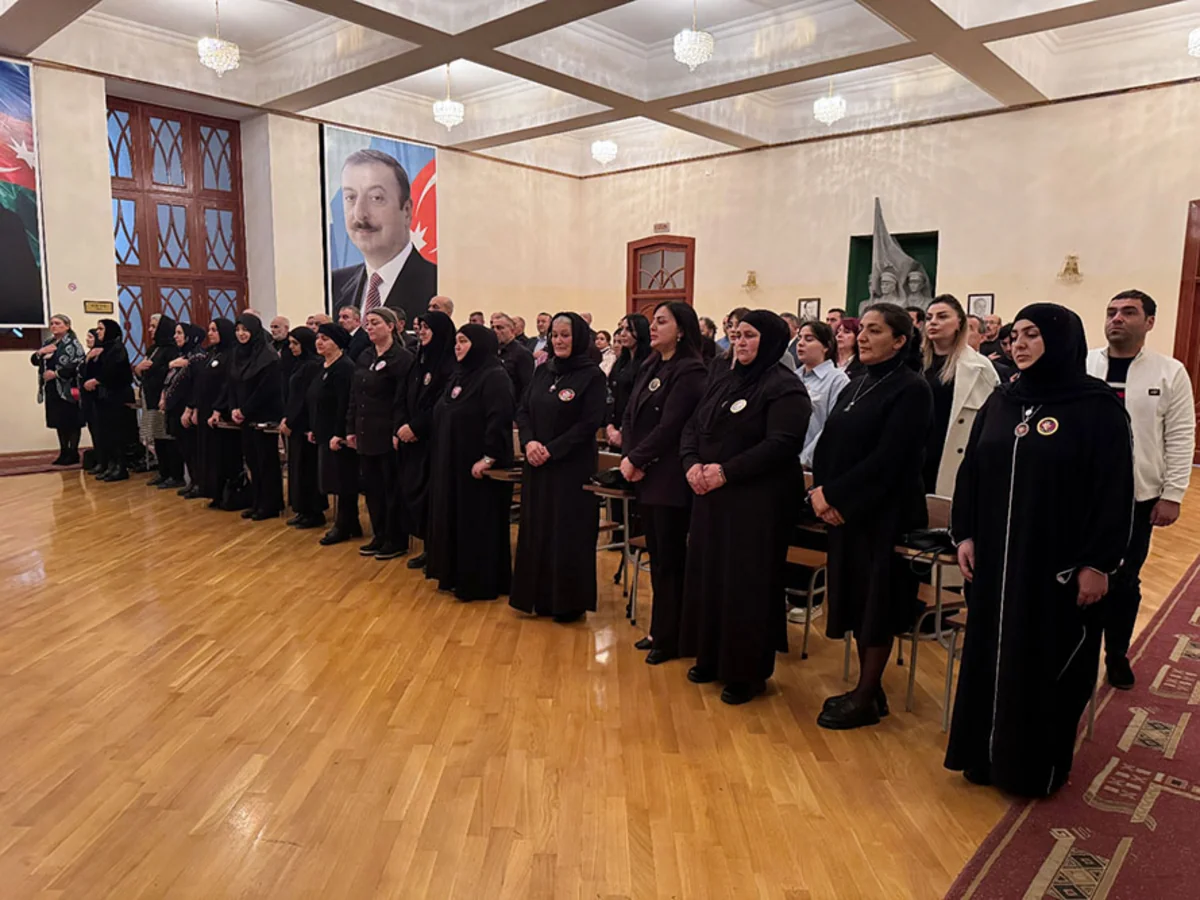 Şəhid Ramil Ağayevin anım mərasimi keçirilib