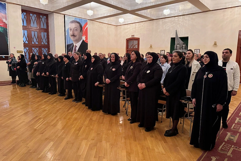 Şəhid Ramil Ağayevin anım mərasimi keçirilib